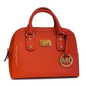 NEW MICHAEL KORS Saffiano Sm Satchel